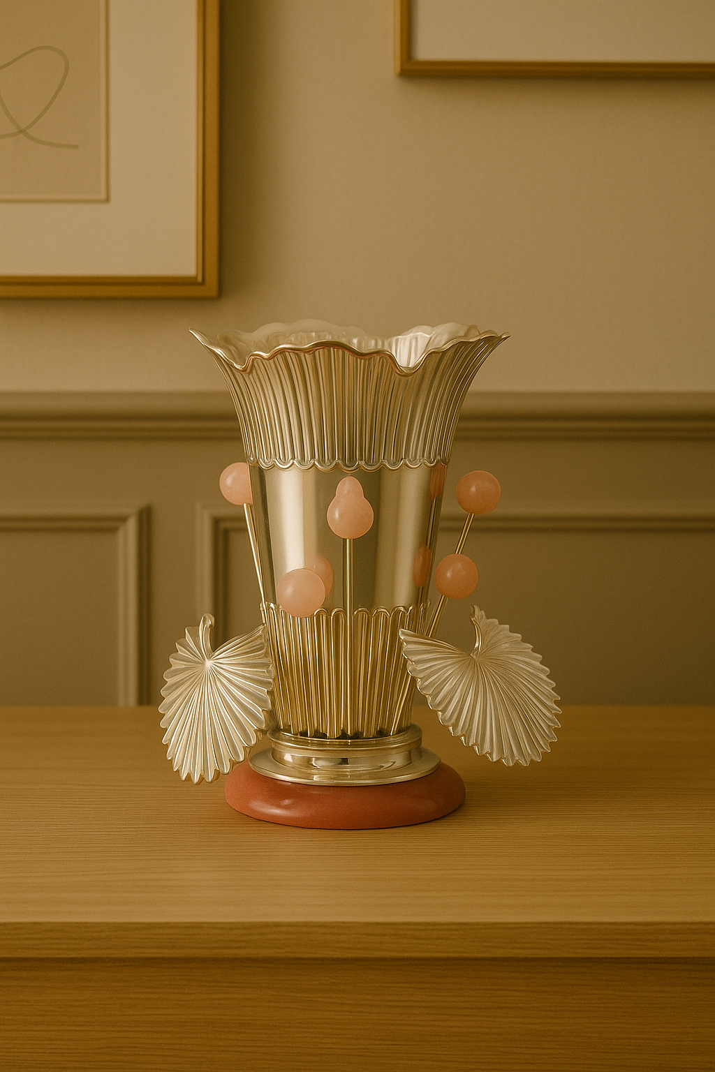 Silver Spring Flower Vase