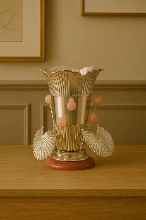 Silver Spring Flower Vase