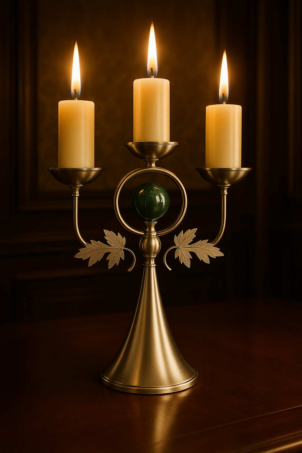 Silver-Plated Candle Stand