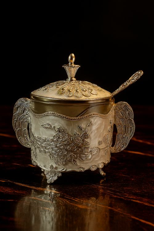 Enamel Sugar Pot