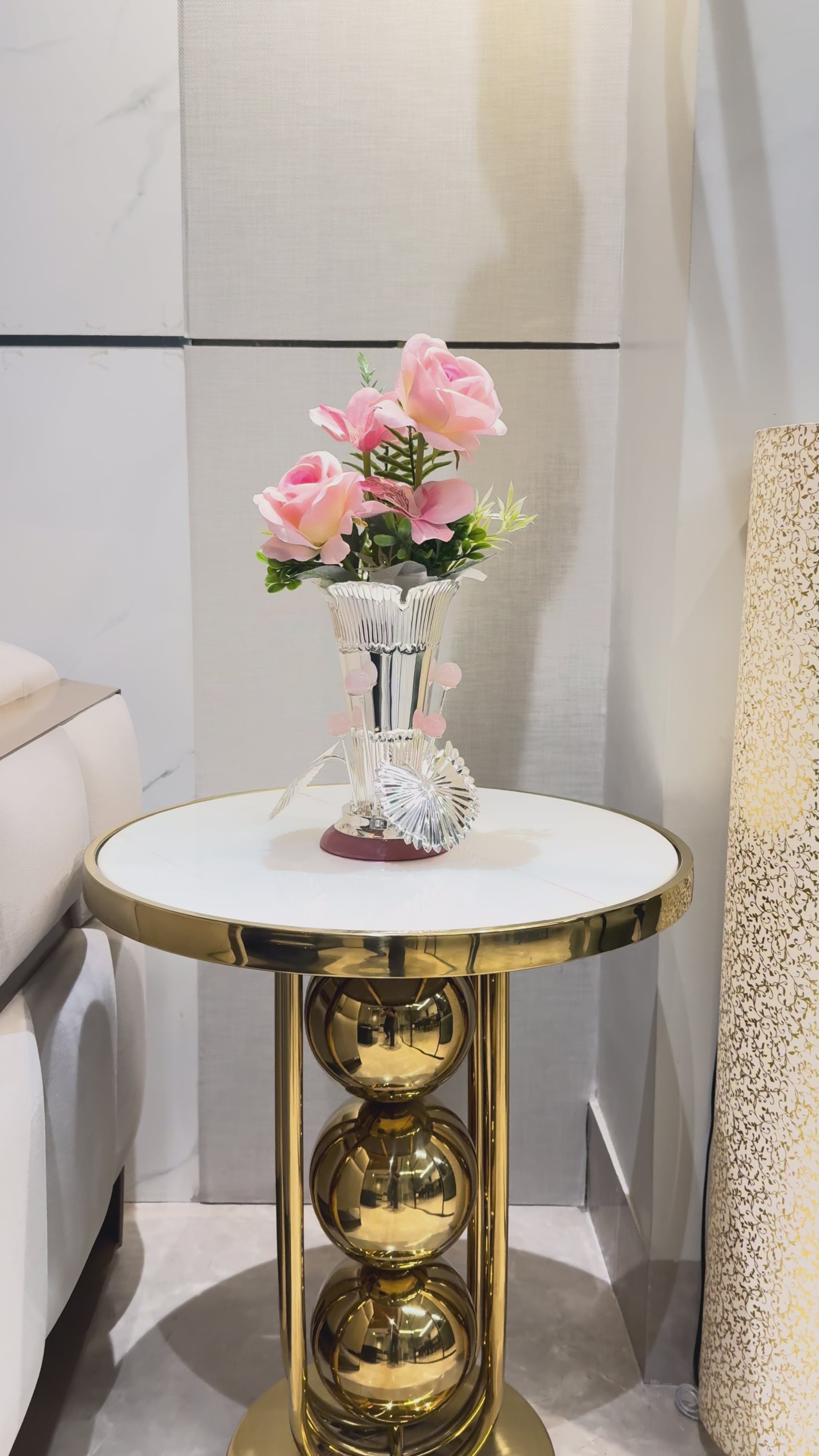 Silver Spring Flower Vase